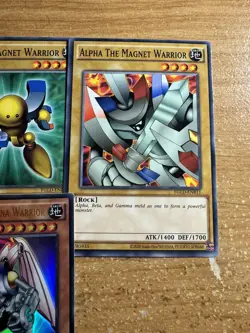 🔥 Yugioh ULTRA RARE Valkyrion The Magna Warrior + Alpha Beta Gamma Magnet YGLD - Image 4