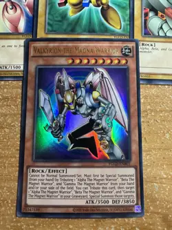 🔥 Yugioh ULTRA RARE Valkyrion The Magna Warrior + Alpha Beta Gamma Magnet YGLD - Image 5