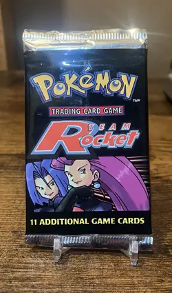 Pokemon TCG Booster Pack Team Rocket Jessie/James Art WOTC 2000 Sealed With Case 742818061766 - Image 3