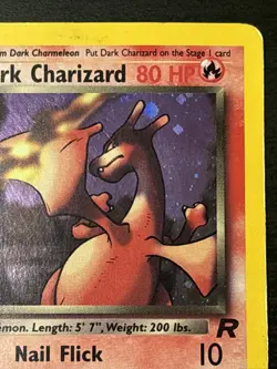 Dark Charizard Holo Team Rocket Holo #4/82 NM 2000 Pokemon Wotc Rare Holo Mp - Image 3