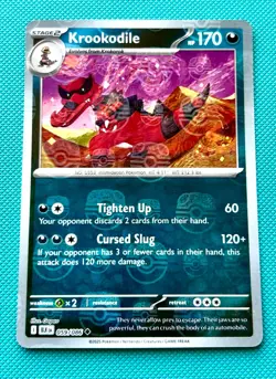 Krookodile Master Ball Pattern Holo 059/086 Pokemon Black Bolt Series NM - Image 1