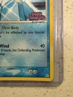 Pokemon TCG Regice Holo 27/110 Holon Phantoms EX Stamped 2006 (LP) - Image 4
