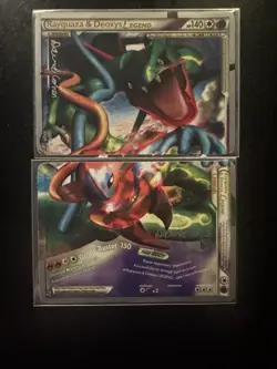Pokemon TCG Rayquaza & Deoxys LEGEND set 89/90 & 90/90 World Championship 2011 - Image 1
