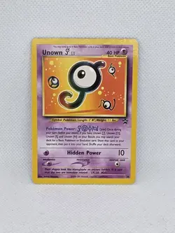 Unown J - Normal #38 Black Star Promo Pokemon TCG - Image 1