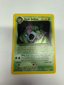 Dark Golbat 7/82 Holo Team Rocket Rare 1999- 2000 Wizards Pokemon TCG English MP - Image 1