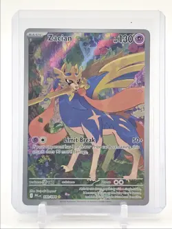 ZACIAN 2025 POKEMON PHANTASMAL FLAMES ILLUSTRATION RARE 100/094 Q3687 - Image 1