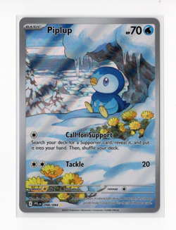 Piplup 098/094 Illustration Rare Holo Pokemon TCG Phantasmal Flames NM - Image 1