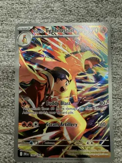 Pokemon TCG Ethan's Typhlosion Illustration Rare #190/182 SV: Destined Rivals - Image 2