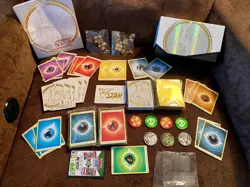Pokemon TCG Brilliant Stars Elite Trainer Box ETB Coins, Sleeves 2 Sealed Packs - Image 1
