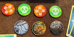 Pokemon TCG Brilliant Stars Elite Trainer Box ETB Coins, Sleeves 2 Sealed Packs - Image 2
