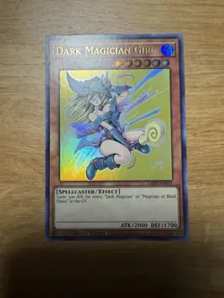 Yu-Gi-Oh Dark Magician Girl LART-EN019 Ultra Rare Lost Art Promo Lightly Played - Image 1