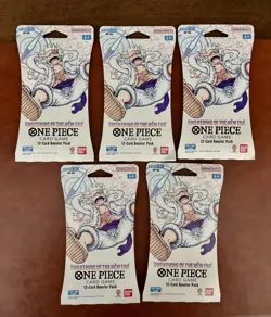 (5)One Piece OP-05 Awakening Of The New Era Sleeved Booster Packs Factory Sealed 810059783591 - Image 1