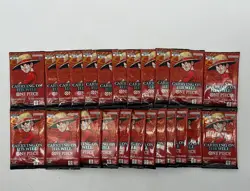 Lot of (24) One Piece English OP-13 Carrying On His Will Booster Packs - Image 1