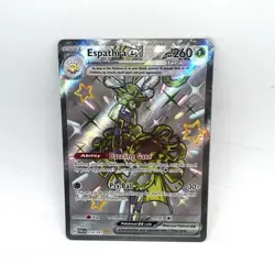 Espathra ex 214/091 SV: Paldean Fates Ultra Rare Shiny Holo Pokemon TCG Card - Image 1