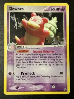 Slowbro Holo Rare FireRed & LeafGreen 14/112 Holo Rare 2004 Pokemon Card Nm - Image 1