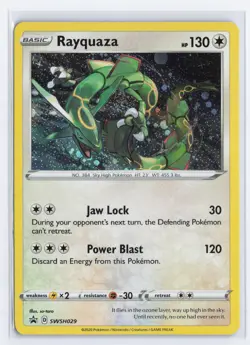 Rayquaza - (Pixel Cosmos Holo) SWSH029 Miscellaneous Cards & Products Promo NM - Image 1