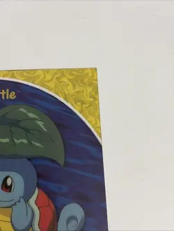 2000 Topps Pokemon #07 Squirtle Blue Logo TV Animation Clear Card #PC4 - Image 3