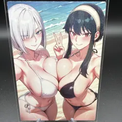 Fiona Frost/Yor Forger Anime Waifu Card Doujin ACG Goddess Holo - Image 2