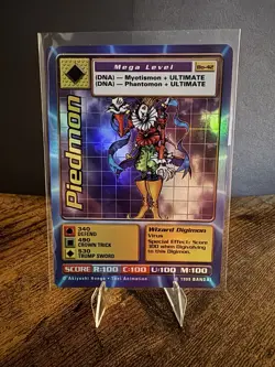 Digimon Piedmon Bo-42 Mega Level Wizard Digimon Bandai 1999 Regular Card - Image 1