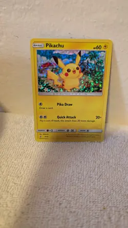 Pokemon TCG Card McDonald's Promo 2018 - Pikachu 4/12 Holo NM - Image 3