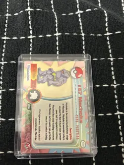 Machoke Pokemon Card Topps #67 TV Animation Edition Series Black Logo - Image 1