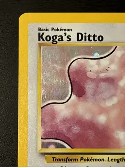 Koga's Ditto Holo Gym Challenge Rare 010/132 Pokemon Card Wotc Holo Lp+ - Image 2