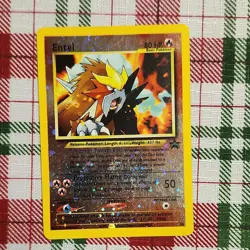 Pokemon TCG Entei Wotc Promo Reverse Holo Promo Card 34/53 80 HP 2001 - Image 1