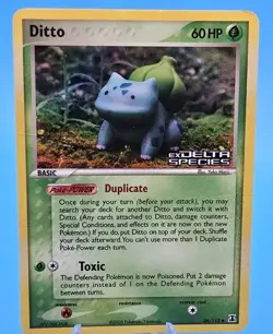 Ditto Bulbasaur Delta Species 36/113 Unlimited Regular 2005 Pokemon Card - Image 1