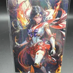Rei Hino Sailor Mars Anime Waifu Card Doujin ACG Goddess Holo - Image 2