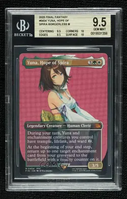 Yuna Hope of Spira as Magic: Universes Beyond: Final Fanty FIN BGS 9.5 GEM MINT - Image 1