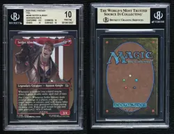 Seifer Almasy Borderless R Foil Magic Final Fantasy BGS 10 PRISTINE - Image 3