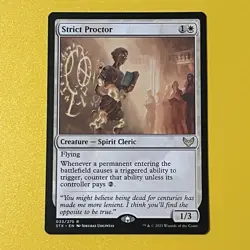 Strict Proctor | R | 33 | Strixhaven: School Of Mages | Magic; The Gathering - Image 1