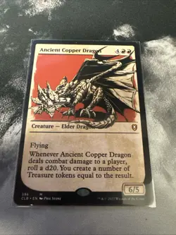 Ancient Copper Dragon (Showcase) Commander Legends: Battle for Baldur's Gate... - Image 1