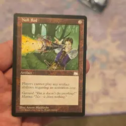 Null Rod 1997 Regular Artifact Anson Maddocks Wizards English - Image 1