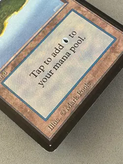 Island MTG Beta 292 (B)—Moderately Played Very Good—Vintage Magic: the Gathering - Image 4