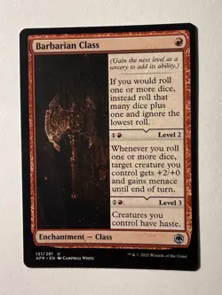 MTG AFR Barbarian Class 131/281 Forgotten Realms Magic the Gathering - Image 1
