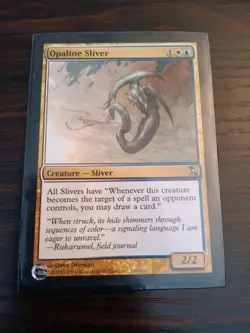 1 x Opaline Sliver - Time Spiral - MTG Magic the Gathering - Gold - Image 1