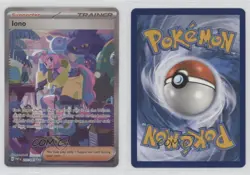 Iono Special Illustration Rare Pokemon Scarlet & Violet Paldean Fates PAF #237 - Image 3