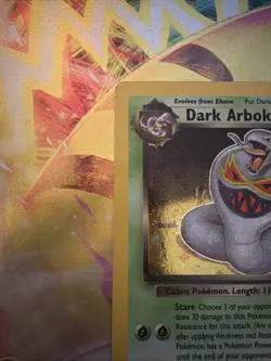pokemon card dark Arbok holo team Rocket - Image 3