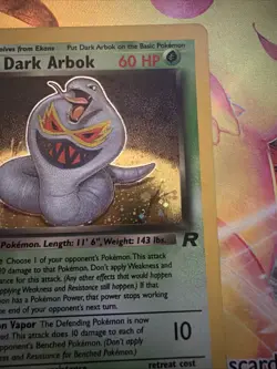 pokemon card dark Arbok holo team Rocket - Image 5