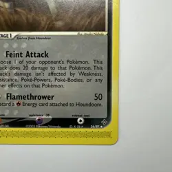 Pokemon TCG Houndoom EX Dragon 34/97 Regular Uncommon Non Holo - LP - Image 4