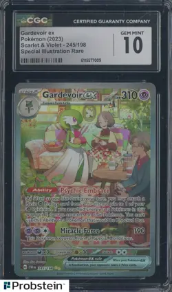 2023 Pokemon Scarlet & Violet Special Illustration Rare #245 Gardevoir ex CGC 10 - Image 1