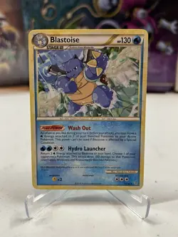 Blastoise 13/95 Regular Non Holo Rare - HGSS Unleashed - Pokemon TCG - HP - Image 1