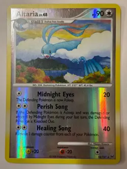 Altaria 18/127 Reverse Holo Rare Platinum Pokemon Card LP/NM - Image 1