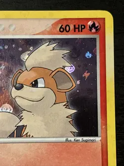 Growlithe 64/112 FireRed & LeafGreen Reverse Holo 2004 Pokemon Card Nm - Image 3