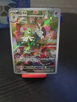 Kirlia 212/198 SV01: Scarlet & Violet Base Set Illustration Rare Pokemon TCG NM - Image 3