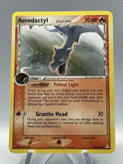 Aerodactyl (Delta Species) 35/110 Holon Phantoms Regular Vintage VTG Pokemon - Image 1