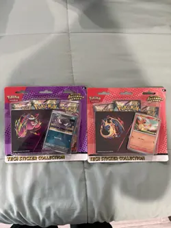 (2) Pokemon Mega Evolutions Ascended Heroes Tech. Sticker Collection New Sealed - Image 1