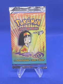 VTG 2000 WOTC SEALED Pokemon Gym Heroes Unlimited Booster Pack Erika Artwork - Image 1