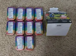 Pokemon Ascended Heroes Mini Tin Display 10 Sealed Booster Tins Open Display - Image 4